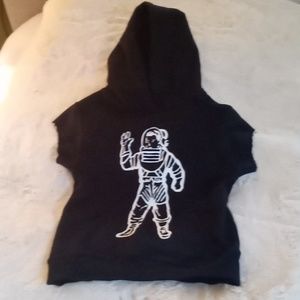 Billionaire Boys Club kid's size 5/6 short sleeve hoodie with in black